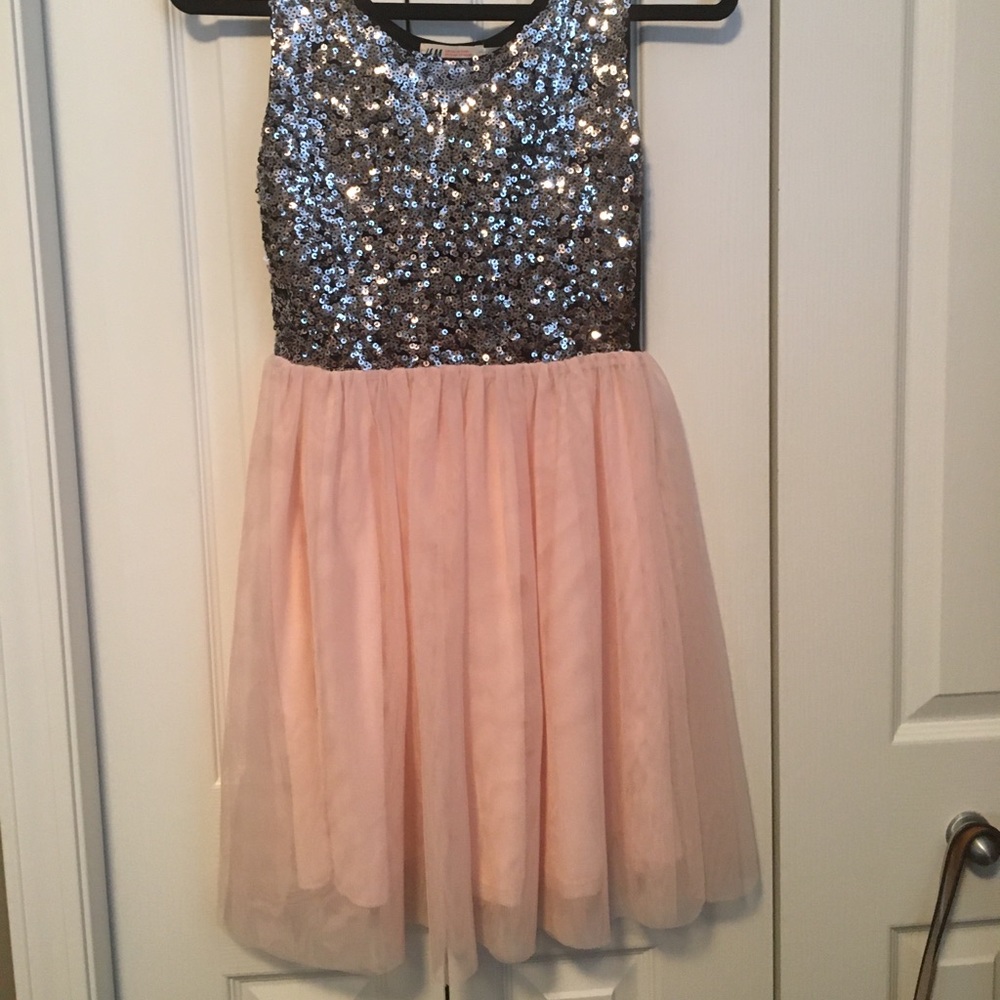 Glittery mini dress